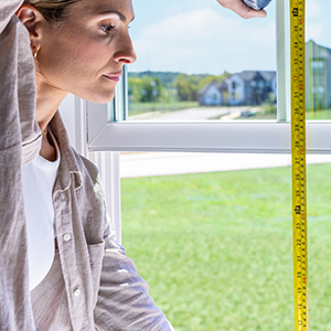 Measure your window screen vertically and horizontally for an accurate fit.