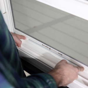 Some window screens include hardware for effortless installation and removal.